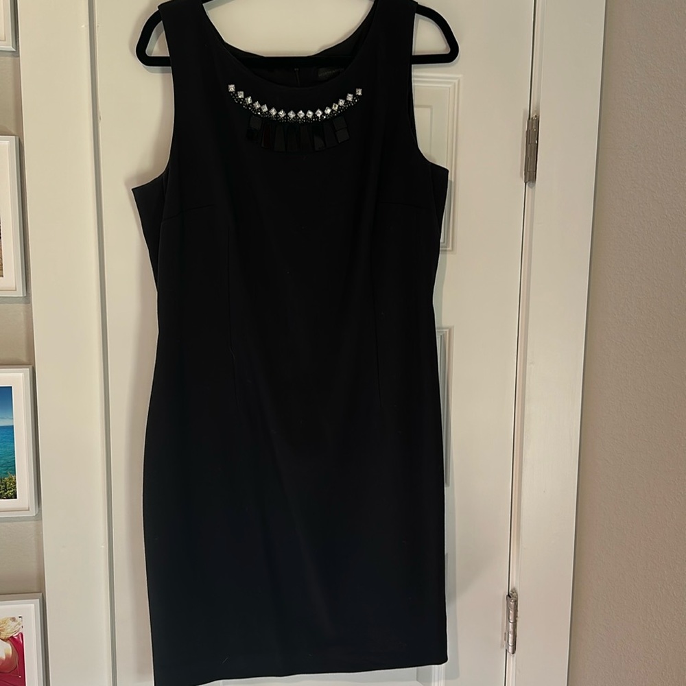 Worthington Woman’s Lined, Sleeveless, Gem Size 16 Dress
